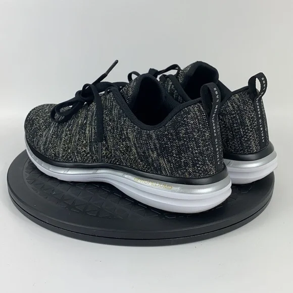 APL Techloom Pro Black/Gold Athletic Running Shoes Women's Size 9 - Picture 7 of 12